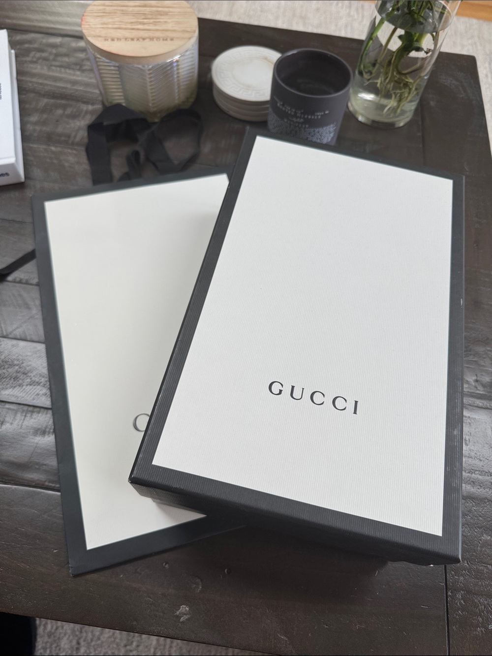 Gucci White & Black Logo Gift Box Set